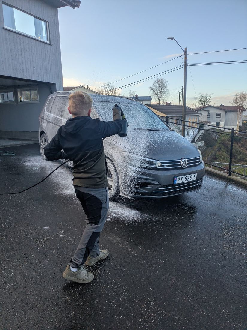 Forvask med skum